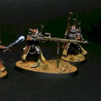 Skitarii Rangers squad by karpunk