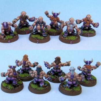 Chaos Dwarves blood bowl by Pixmen