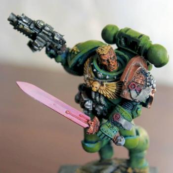 54mm Space Marine by warhammergrimace