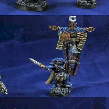 Marneus Calgar with Honour Guard and Captain Sicarius by miniDrake