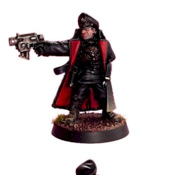 Imperial Guard Commissar by precinctomega