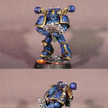 Tzeentch Marine Paint Test by Zsoulless