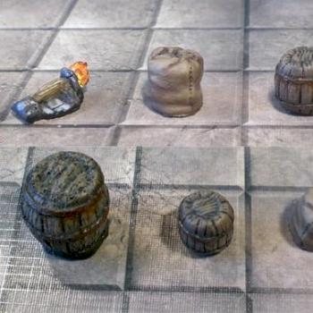 Dungeon Scenery by Modeler's Attic by Gilvan Blight