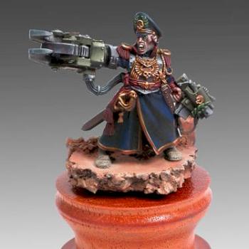 Commissar Yarrick by CrookedEye