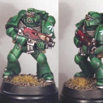 Dark Angels Marine by NatG