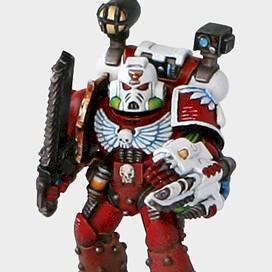 BLOOD ANGELS SANGUINARY PRIEST by Perfectus Art Studio