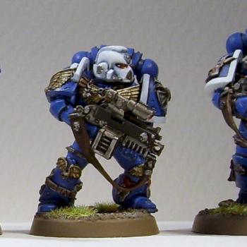 Ultramarine Sternguard Squad by JetfireUK