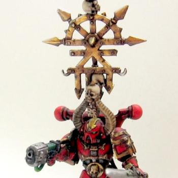 Chaos Space Marines Khorne Berzerker Champion by kabaddon