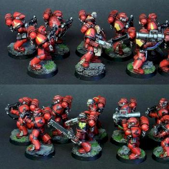 Blood Angels Tactical Squad by Addasko