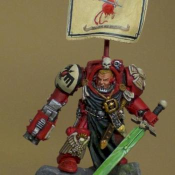 Space Marines Blood Ravens terminator captain by hakoMike