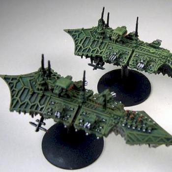 Slaughter Class Cruisers of Nurgle by CreepyBasementStudio