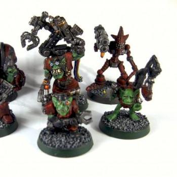 mek Priest Bangrite and his Servitors! by CreepyBasementStudio