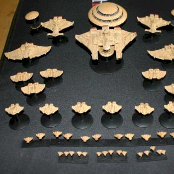 Forge World Tau Fleet (battle fleet gothic) by Show Case Studio