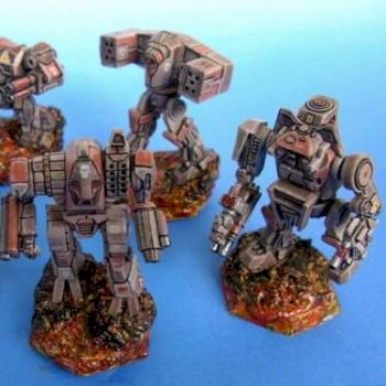 Exil Wolf Star Battlemechs by shadow cb