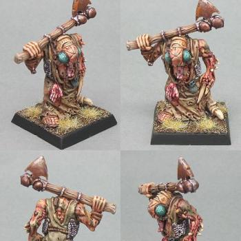 Classic Nurgle champion of chaos by GriffinPainting