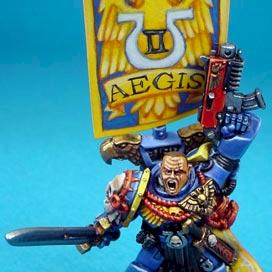 Ultramarines Master Aegis - Ultramarines 2nd Co. by raginggaijin