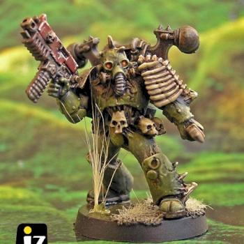 Nurgle Death Guard Plague marine by josez