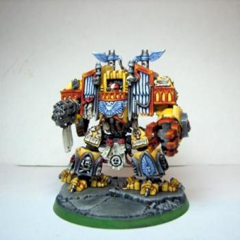 Imperial Fist Venerable Dreadnought (Close Up) by Komrad