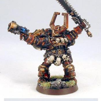 Worldeaters Chaos space marine Champion 2 by darkartminiatures