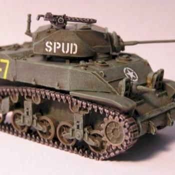 WWII US M2A1 Stuart by ekessler507