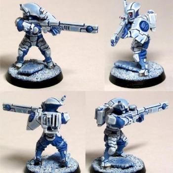 Snow Tau fire warrior by RussianKamikaze