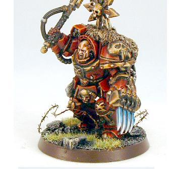 Worldeaters Chaos space marine Lord (converted) by darkartminiatures