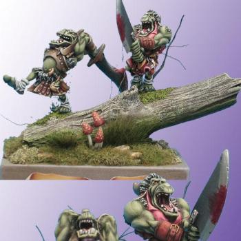 "Les Guerriers" orcs - Orcs warriors by JMC