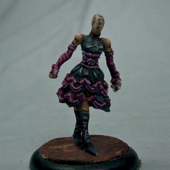 Colette's show girl Malifaux Black Mannequin by desimon