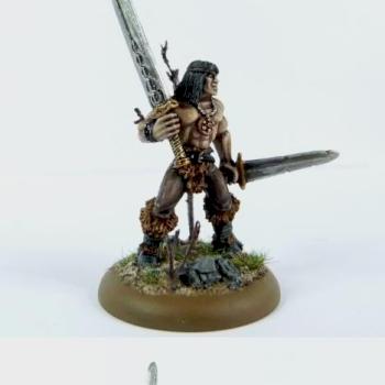 Barbarian with two swords by johnvoorhees