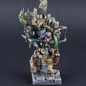 Skaven Warlord on Bonebreaker by dargo000