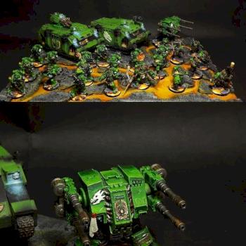 Space Marine Salamander Army by Brovatar