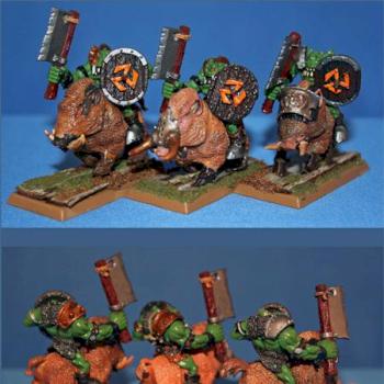 3 Orc Boar Boyz by Borikk