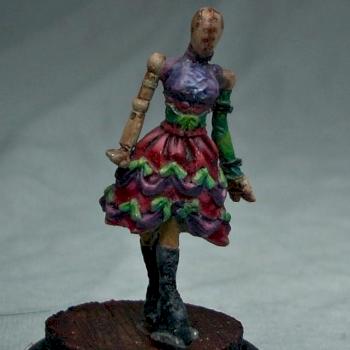 Colette's Show Girls Malifaux Green Mannequin by desimon