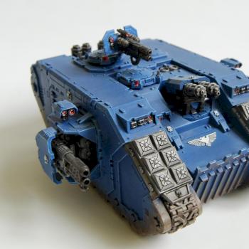 Ultramarines Landraider by Lunarzorn