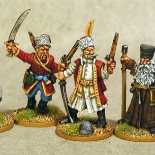 The Seven Years War - Russian Cossack Characters by witchhunter