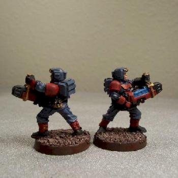 INQ plasma gunners 28mm by munkeyjoepaints