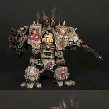 Death Guard chaos dreadnough by Philippe