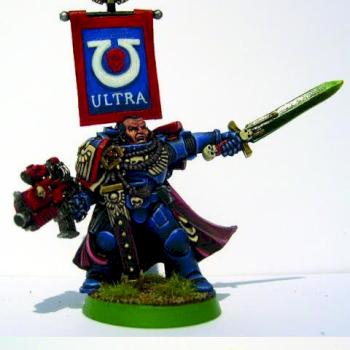 Space marine captain by Brother Tom