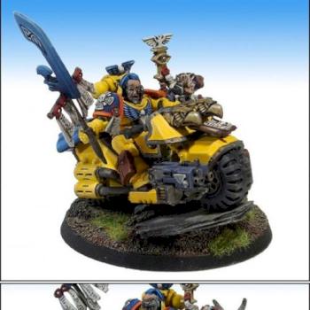 Imperial fists librarian converted / Scriptor auf Bike by Wolkenmann