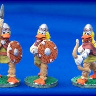 Ducks with spears and bows! by tzor