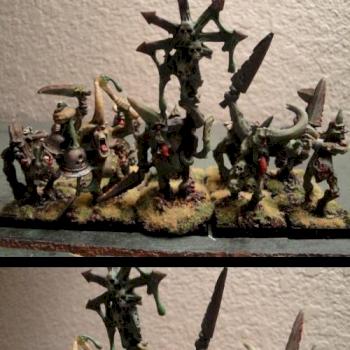 Finished First Unit of Plaguebearers by Raught19