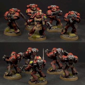 Blood Angels Tactical Squad by Picster