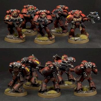 Blood Angels Tactical Squad by Picster