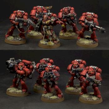 Blood Angels Tactical Squad by Picster