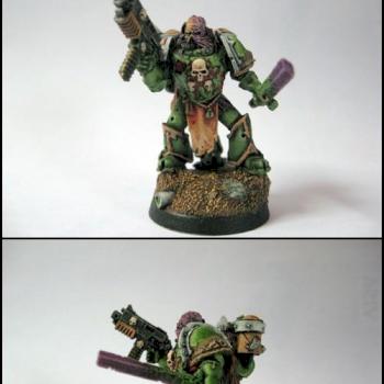 Nurgle Space Marine champion by Razz