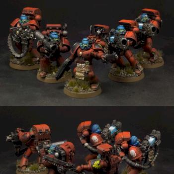 Blood Angels Devastor Squad by Picster