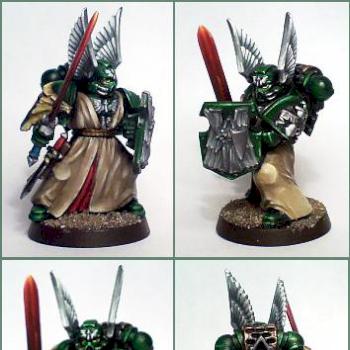 Dark Angel Space Marine Veteran by Herman WarriorPriest