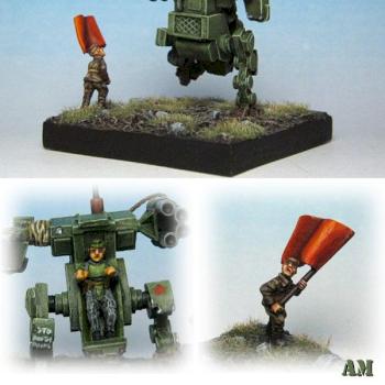 Soviet Assault Walker (15 mm) by No Such Agency