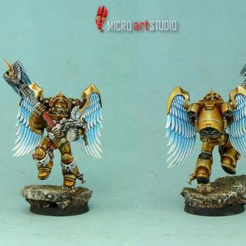 Blood Angels Sanguinary Guard #2 by kasjopeja