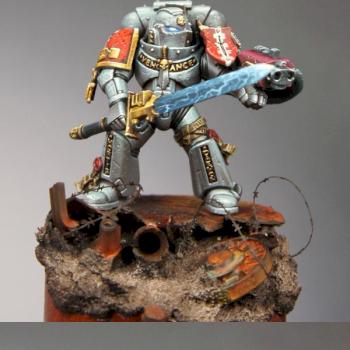 Grey knight space marine by Yellow one